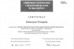 Certyfikat Katarzyna Trompeta 3